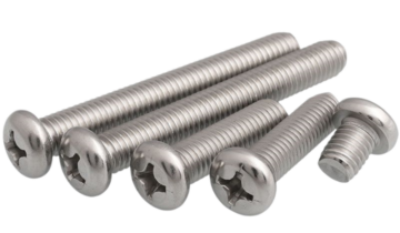 Machine Screw Size Chart – Cross Recess, Pan Head, DIN EN ISO 7045 Dimensions