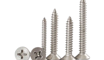 Tapping Screw Size Chart – Cross Recess, Countersunk Head, DIN EN ISO 7050 Dimensions